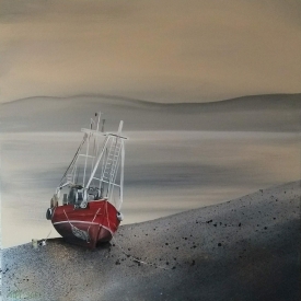 Trawler on Loch Long